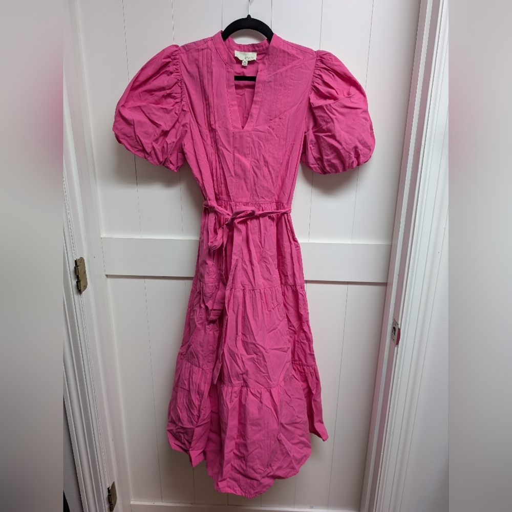 Pinch Vibrant Pink Women's Dress, Medium - Picture 3 of 6